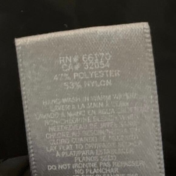 NEW By Anthropologie Black Balloon Long Sleeve Button Sheer Crop Blouse Top OS - Picture 5 of 5